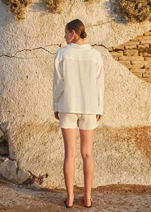 PSAMATHI Shirt & THOI Shorts in White